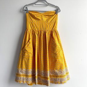 Girl from Savoy Mustard Yellow Dress